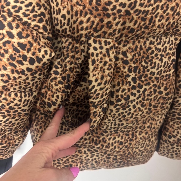 Anna Cai New York Puffer leopard print jacket - Picture 4 of 10